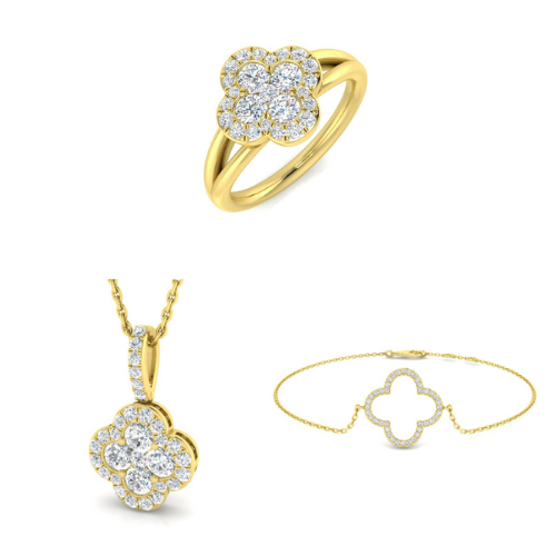 Clover Jewellery Set