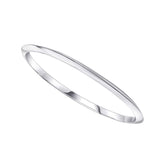 Knife Edge Bangle in Sterling Silver