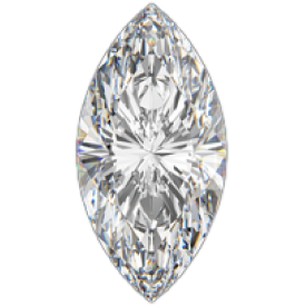 Marquise Shaped Diamond Engagement Rings