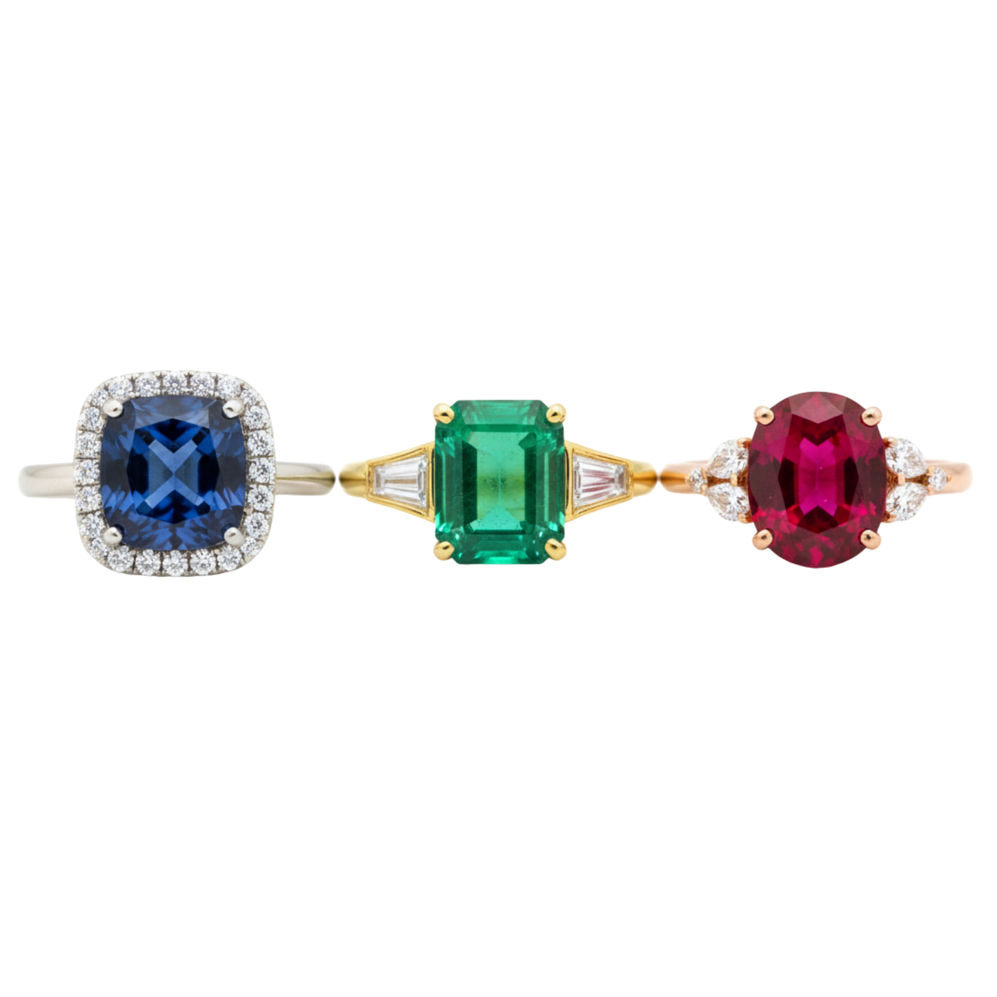 Gemstone Engagement Rings