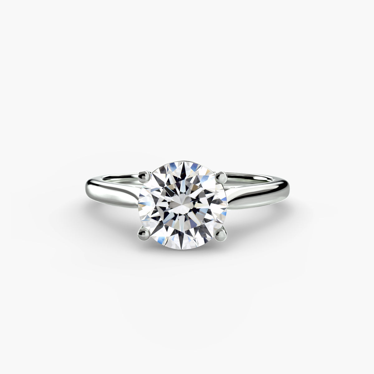 White Gold, Round, down view