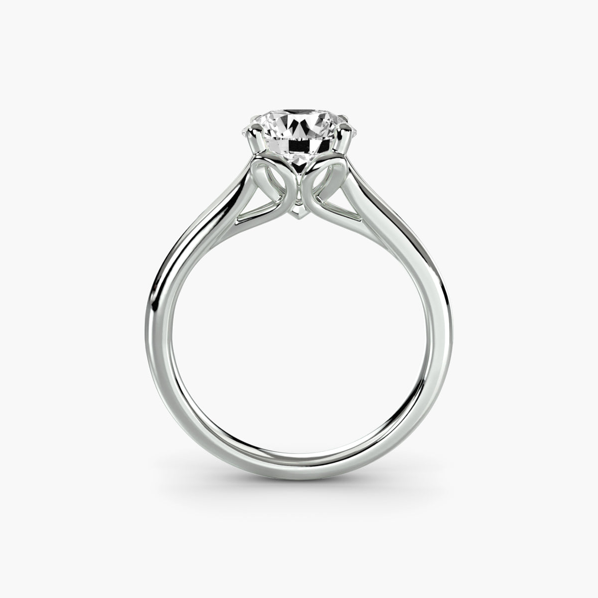 Solitaire ring 4, front view
