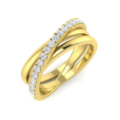 Fancy Russian Wedding Band in Gold
