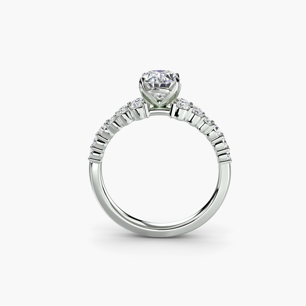 The Celestial Cluster Ring, Twenty-Four Stones, front view