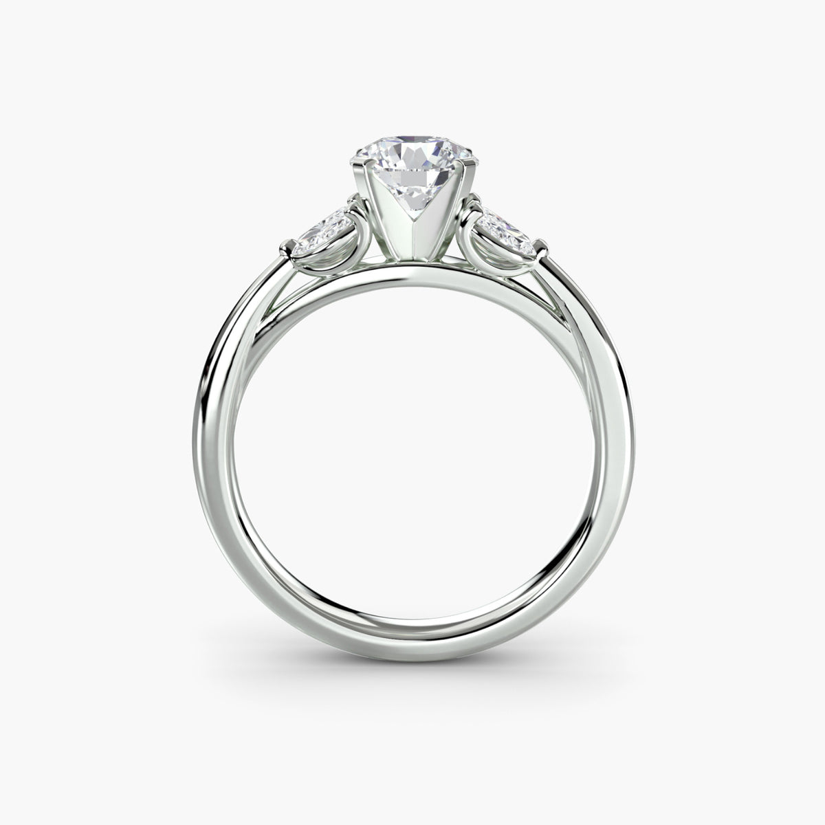 The Celestial Cluster Ring, Four Stones, front view