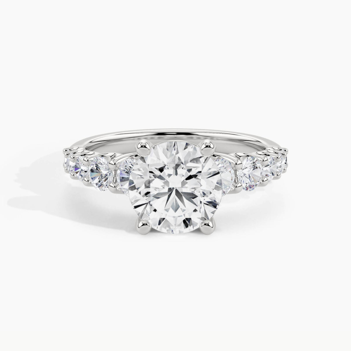 White Gold, Round, down view