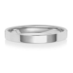 "Flat Court" - Wedding Band - Ebony Jewellery Chichester - Bespoke by Ebony