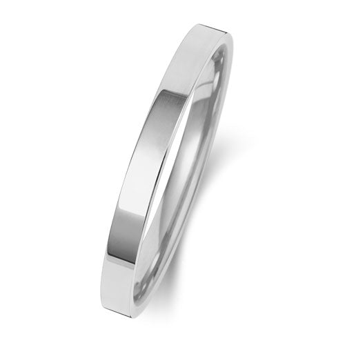 "Flat Court" - Wedding Band - Ebony Jewellery Chichester - Bespoke by Ebony